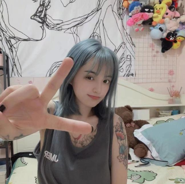 锦江银发花臂妹妹