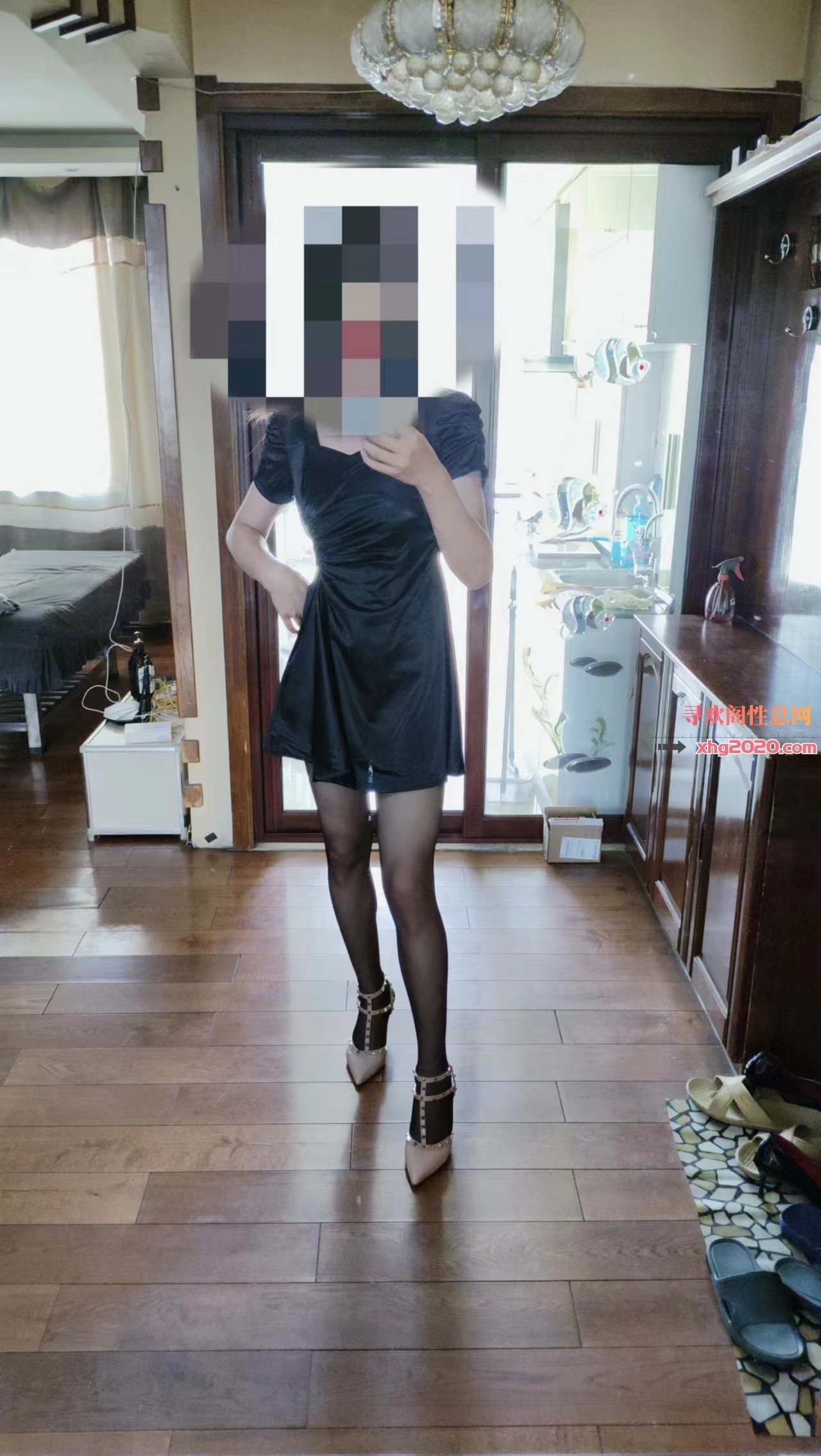 哈尔滨CD伪娘黑丝长腿