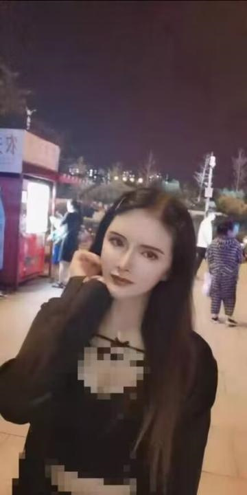 滨江混血美女