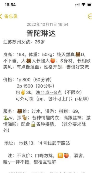 武宁路大胸小姐姐