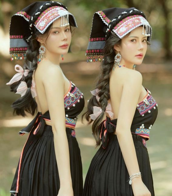 双飞哈尼姐妹花
