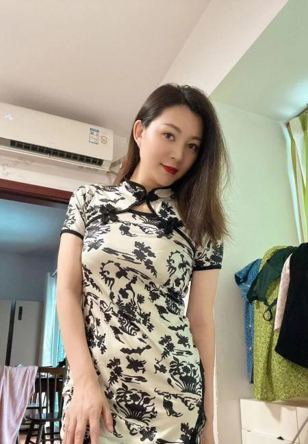 长腿旗袍诗涵