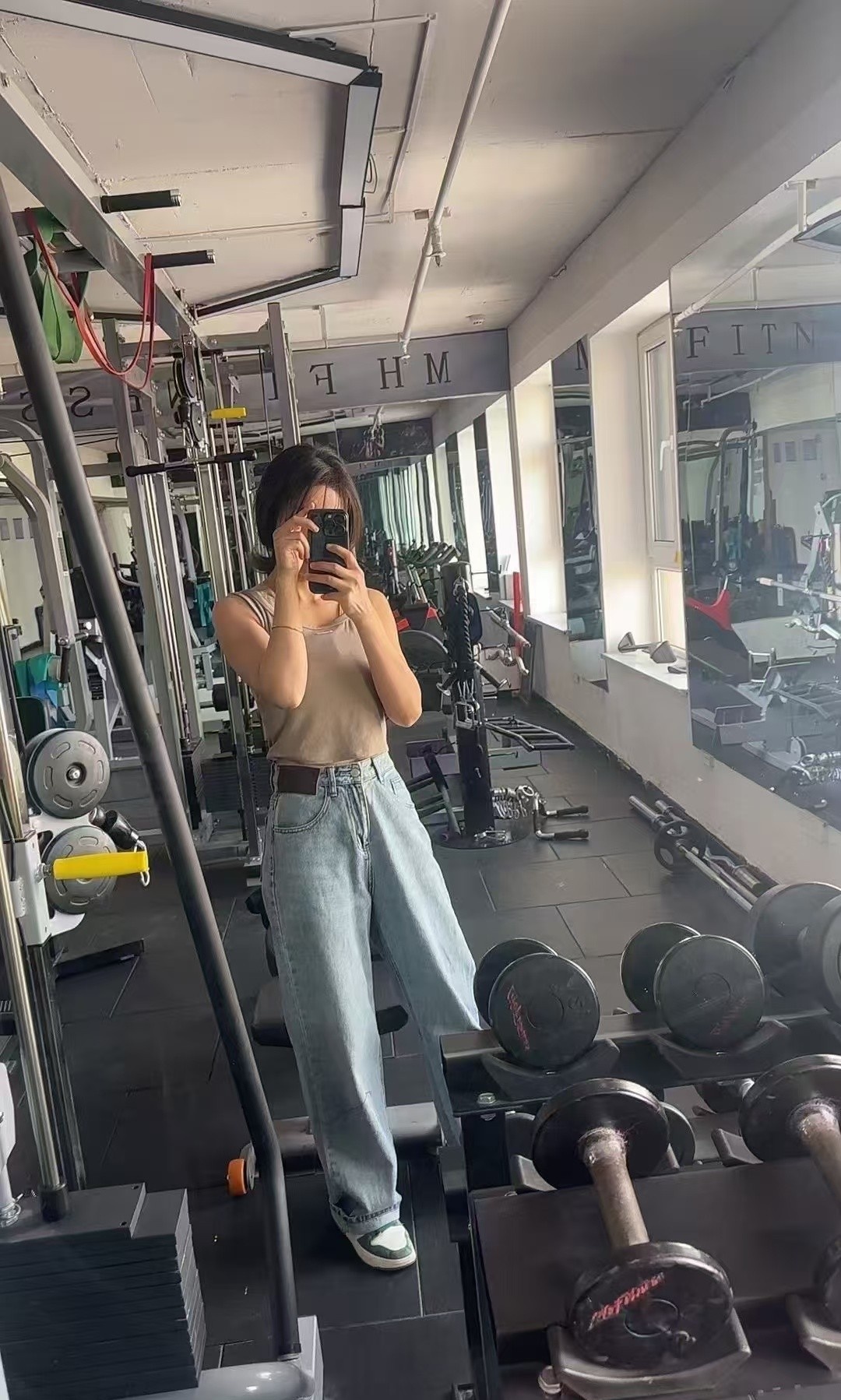兰州城关万达附近爱健身的美女