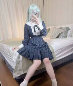 南京三点粉白虎水磨coser