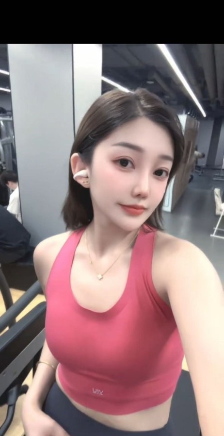 夫子庙健身高颜值美女