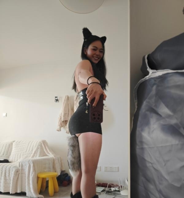 欧美身材的性感小母狗