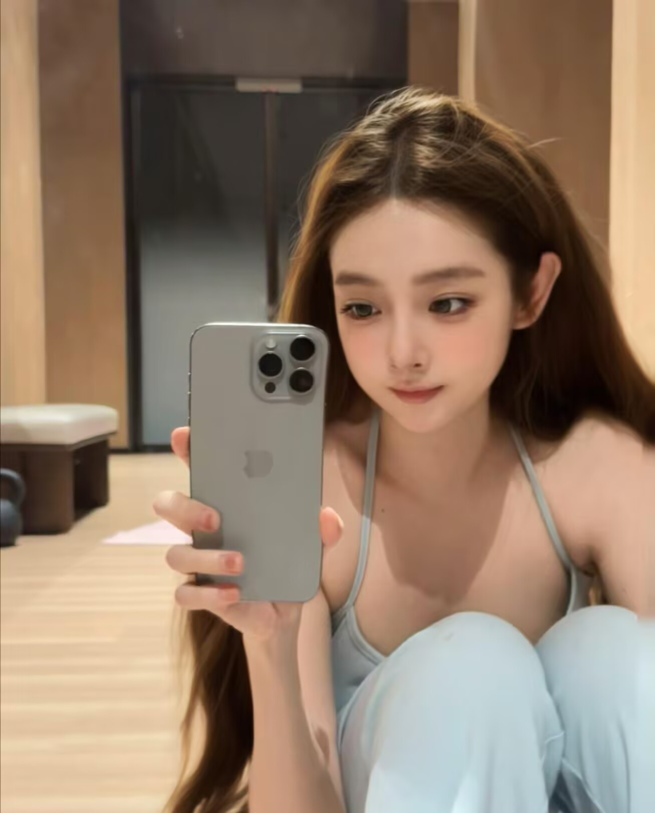 巨乳三点粉鲍鱼妹